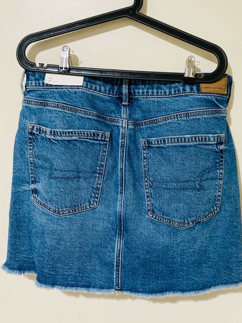 American Eagle Outfitters Blue Denim Mini Skirt - Picture 3 of 9
